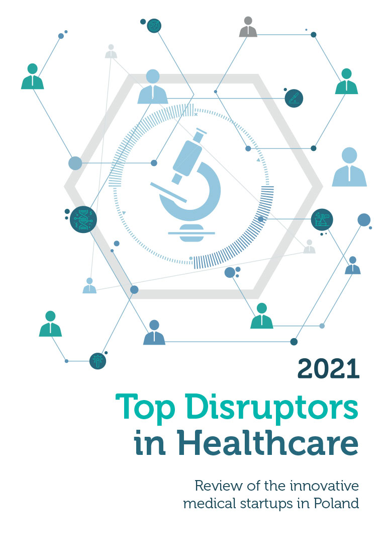 Okładka raportu Top Disruptors in Healthcare