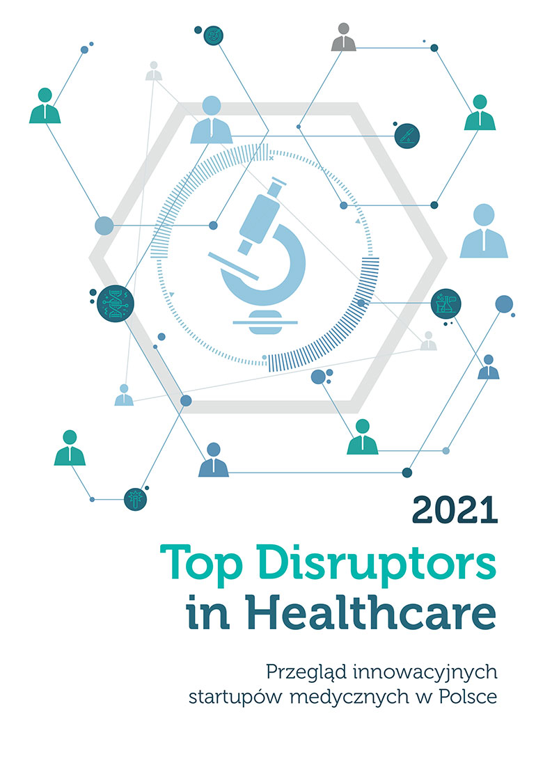 Okładka raportu Top Disruptors in Healthcare